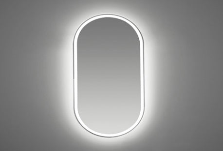 450 x 900mm Oval Anti Fog LED Mirror