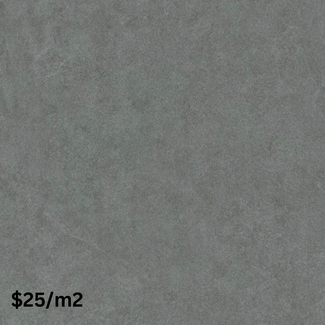 Asphalt Grey Textured Matt 600x600 FB Porcelain Tile