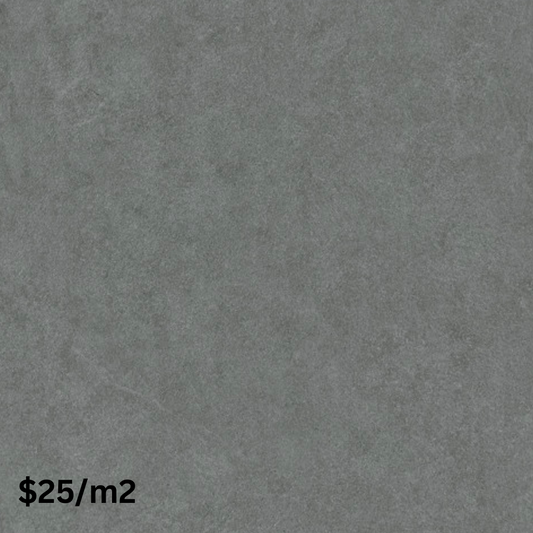 Asphalt Grey Textured Matt 600x600 FB Porcelain Tile