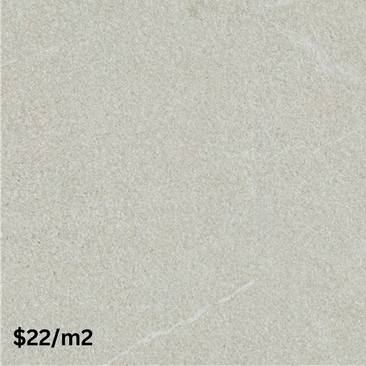 Beige Grey Textured Matt 600x600 FB Porcelain Tile