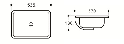 QUBI Under Counter Basin