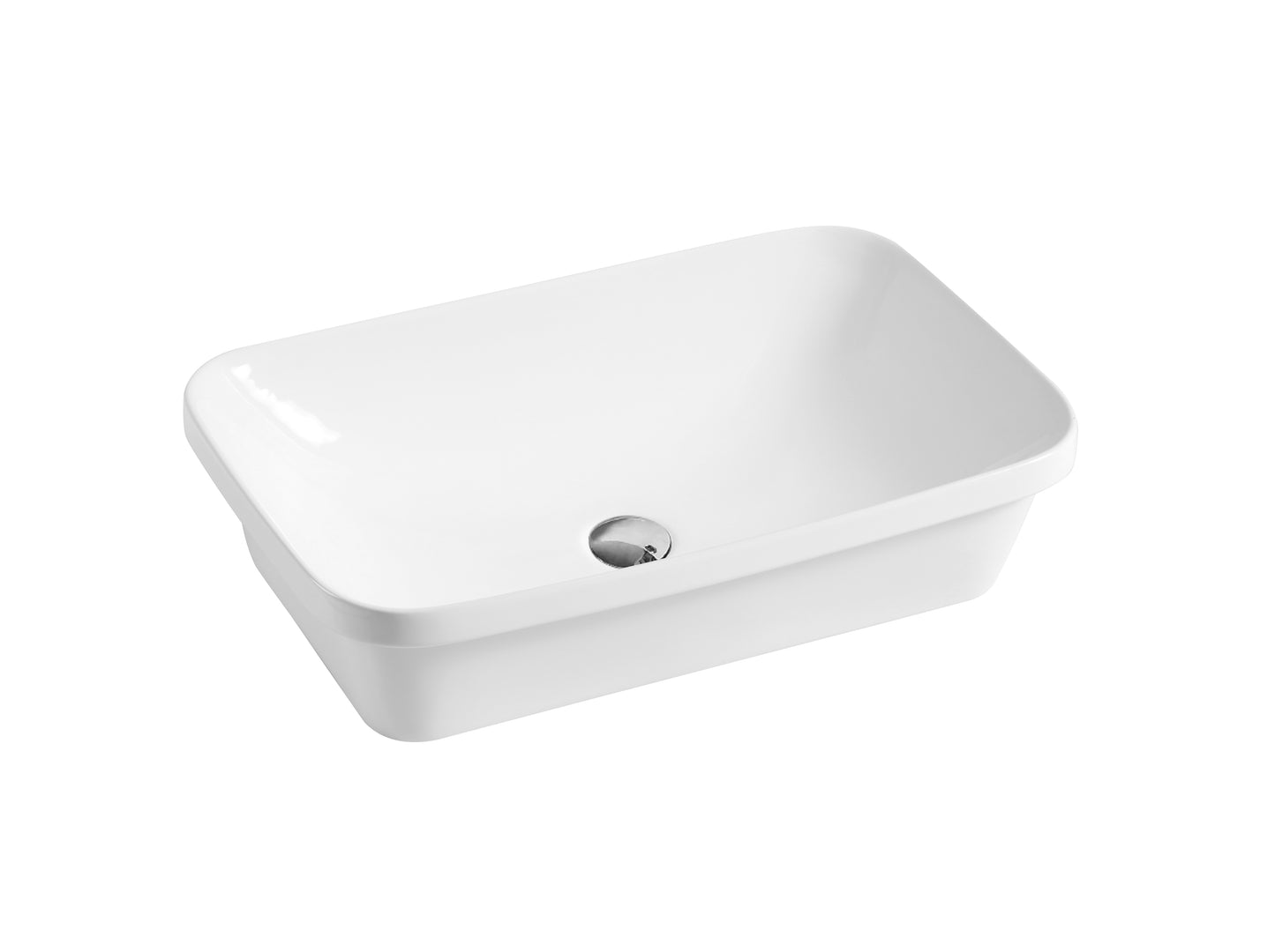 MILAN Insert Rectangular Basin- No Tap hole