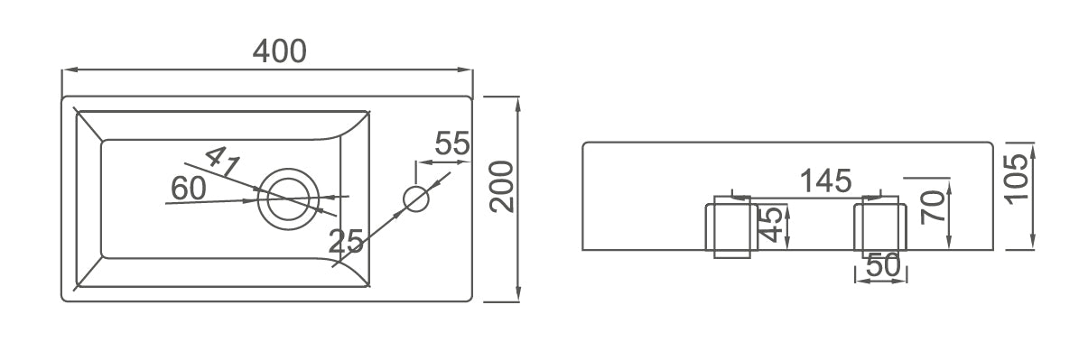 MINI Wall Hung Basin