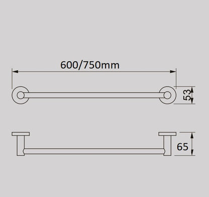 JESS Single Towel Rail