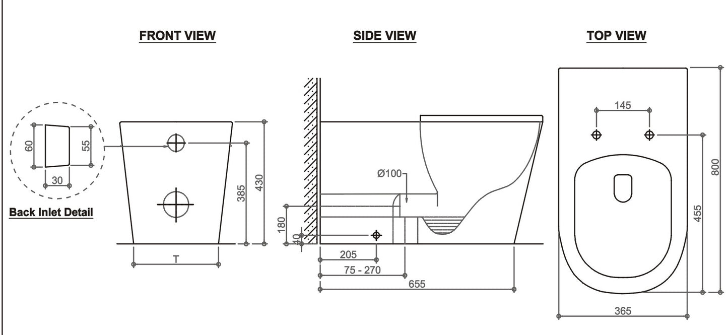 SUPERCARE In-Wall Toilet Suite