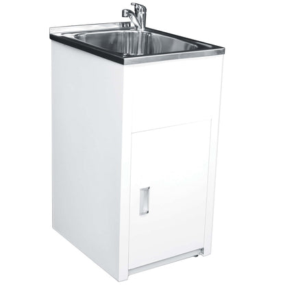 LAVASSA 35L Slimline Laundry Trough and Cabinet