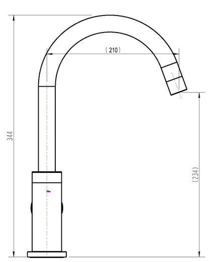 JESS Goose Neck Sink Mixer