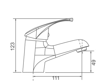 MOBI Fixed Basin Mixer