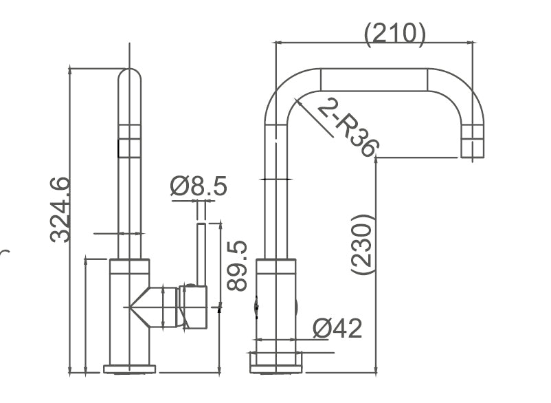 JAMIE Single Lever Kitchen Mixer