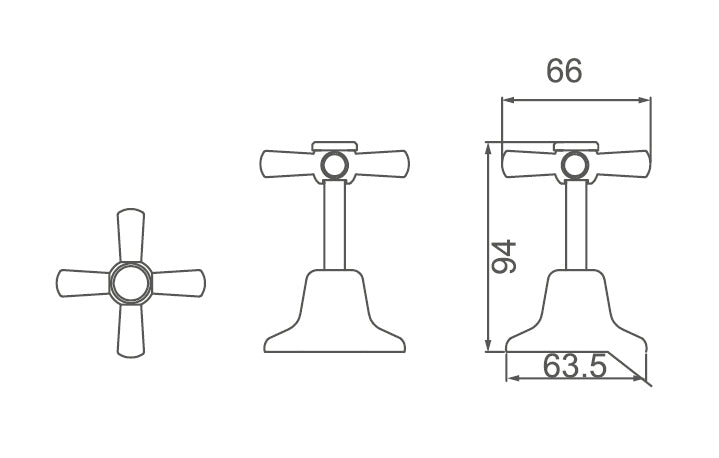 BATHMATES Wall Top Assembly