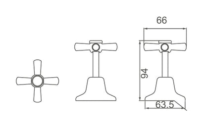 BATHMATES Wall Top Assembly