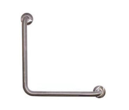 MOBI CARE 450 x 450mm 90 Degree Grab Rail Chrome Finish