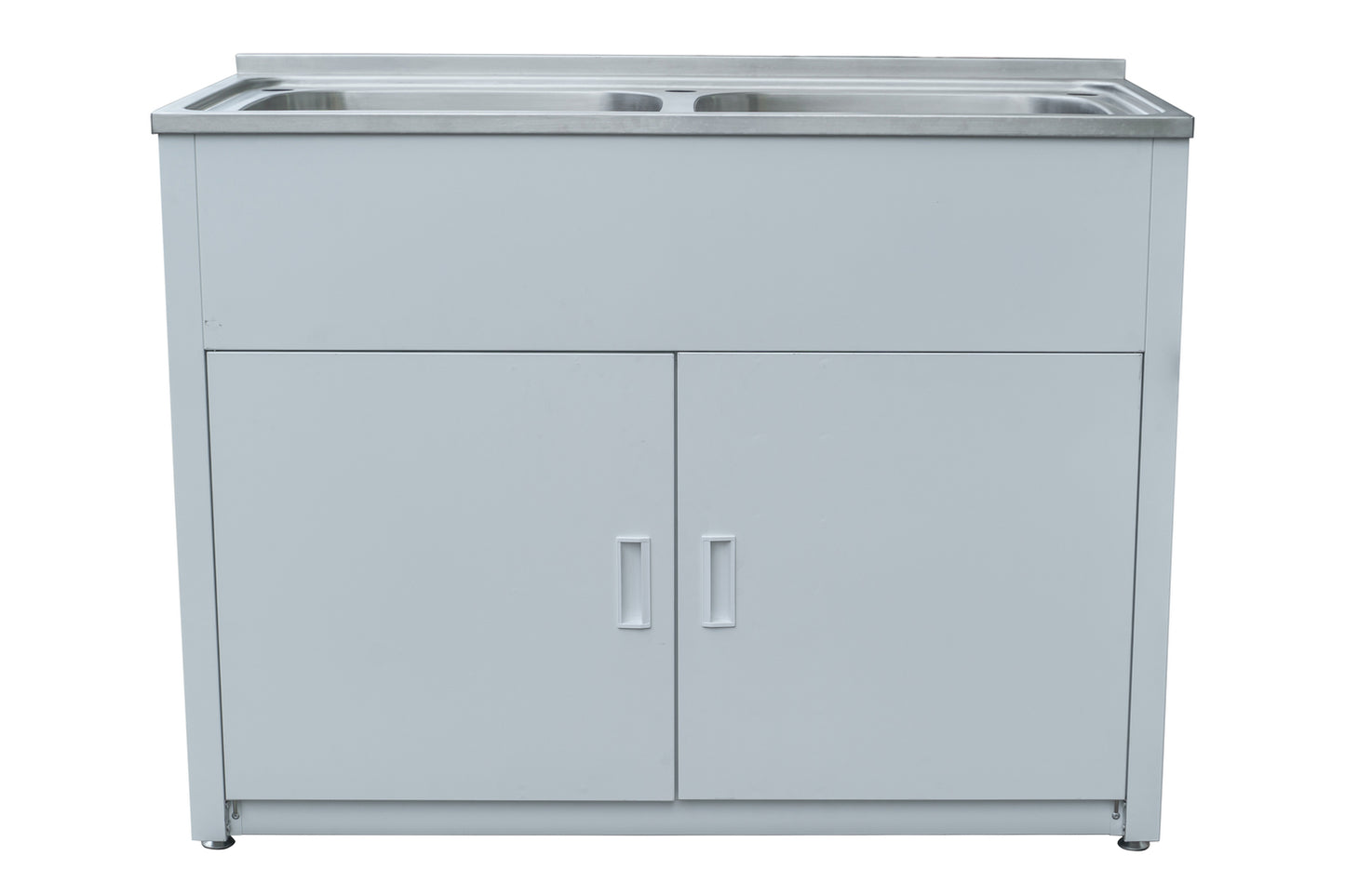 LAVASSA 45L Double Bowl Laundry Trough and Cabinet