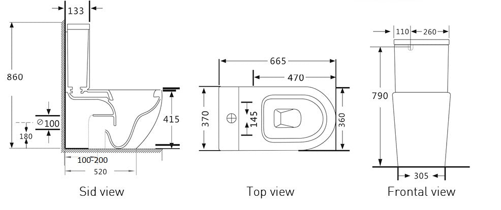 EXON Toilet Suite