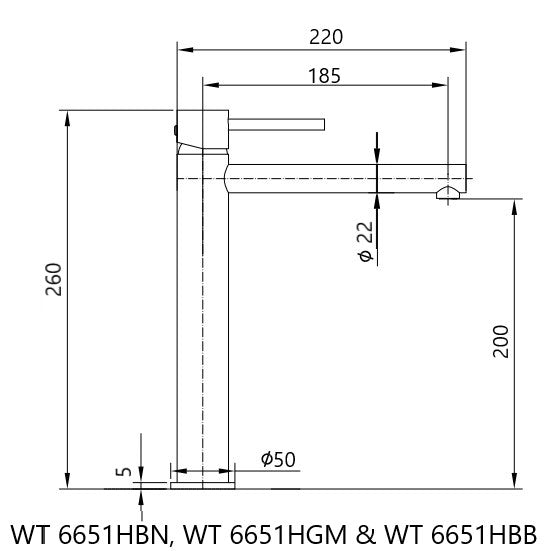 JESS Tower Basin Mixer