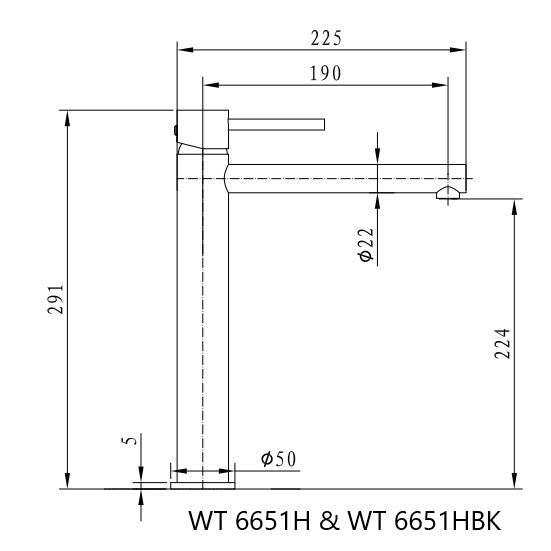 JESS Tower Basin Mixer