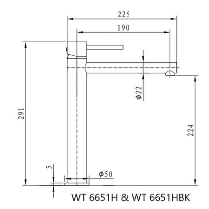 JESS Tower Basin Mixer