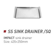 IMPACT Square Stainless Steel Drainer