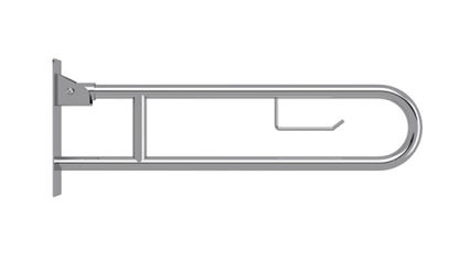 MOBI CARE U-SHAPE 800mm Folding Grab Rail Chrome Finish