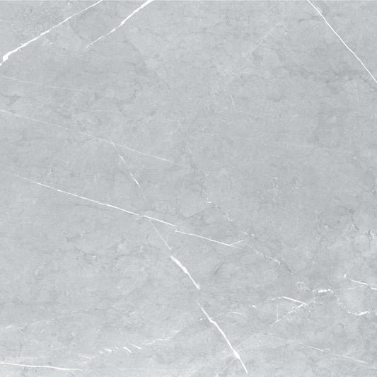 Bracca Porcelain Tile in Light Grey 600x600