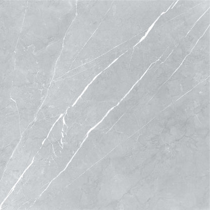 Bracca Porcelain Tile in Light Grey 600x600