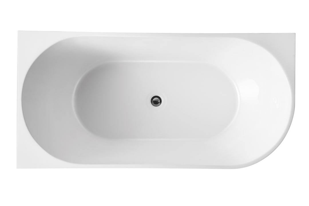 BONDI Left Hand Back to Wall Free Standing Bath Tub