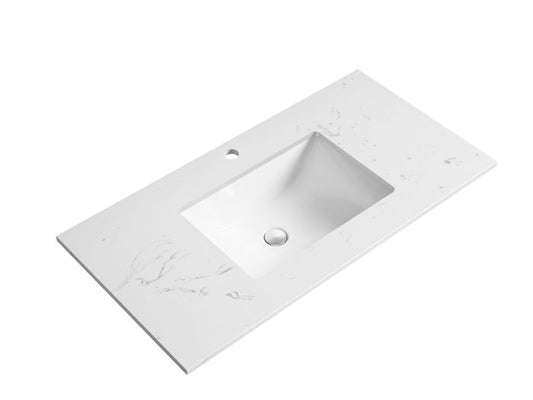 Cato Solid Surface Top With Undermount Basin