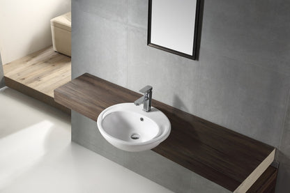 COMO Semi Recess Oval Basin