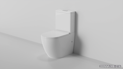 Donna Rimless Two-pieces Back to Wall Toilet Suite