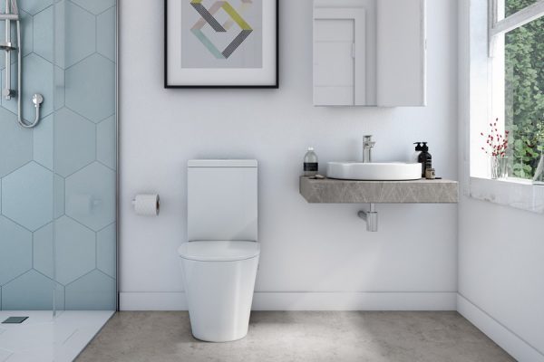 Mezio Rimless Back to Wall Toilet Suite