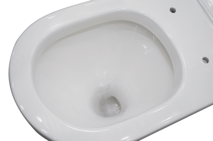 Vera Extra High Tornado Flushing Two-pieces Back to Wall Toilet Suite