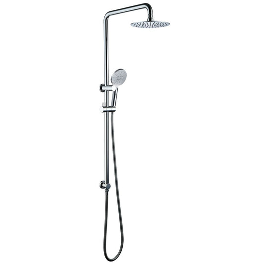 MONDO Round Multifunction Shower Rail in Chrome