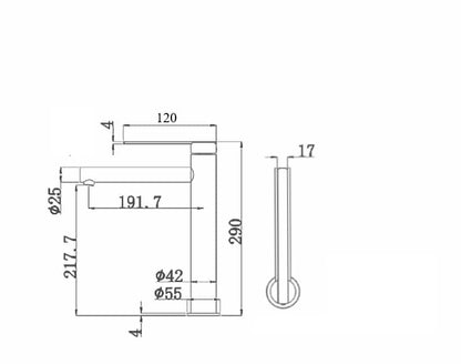 ROMEO Tower Basin Mixer