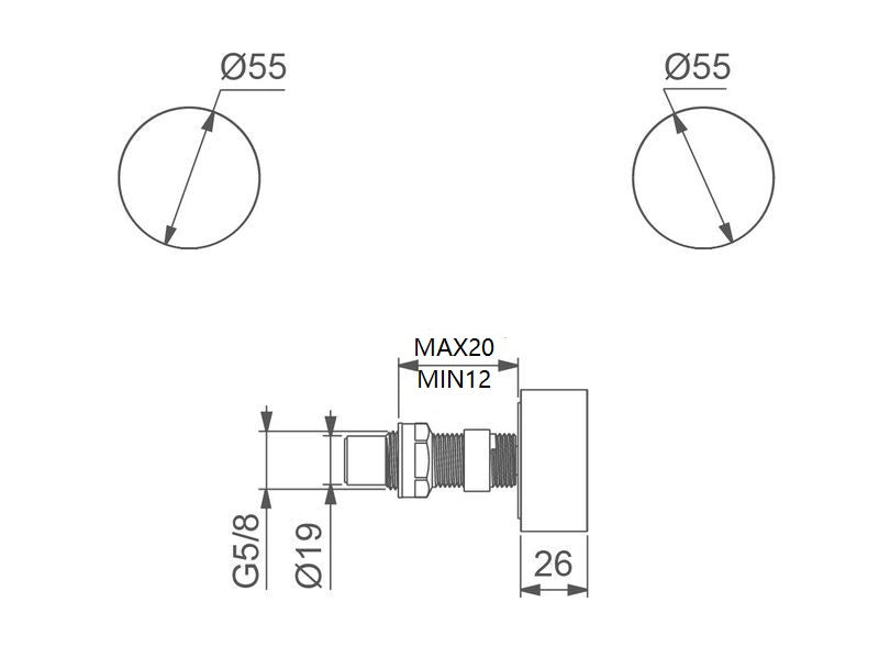 VIVO Wall Top Assembly