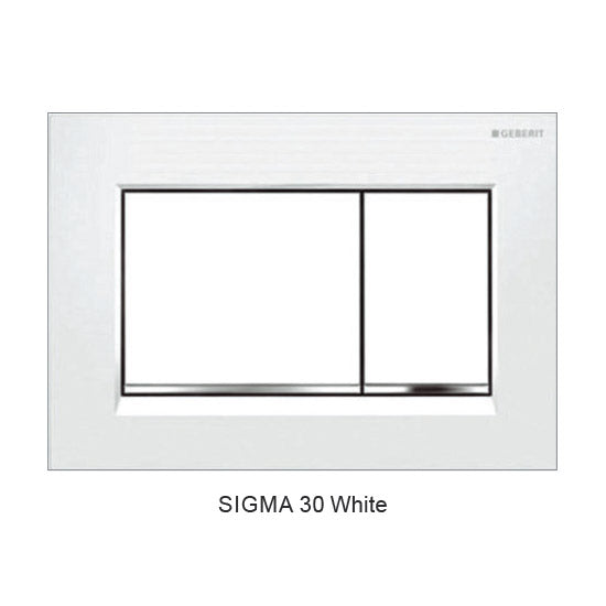 MILAN Rimless Floor Pan with Sigma 8 Geberit