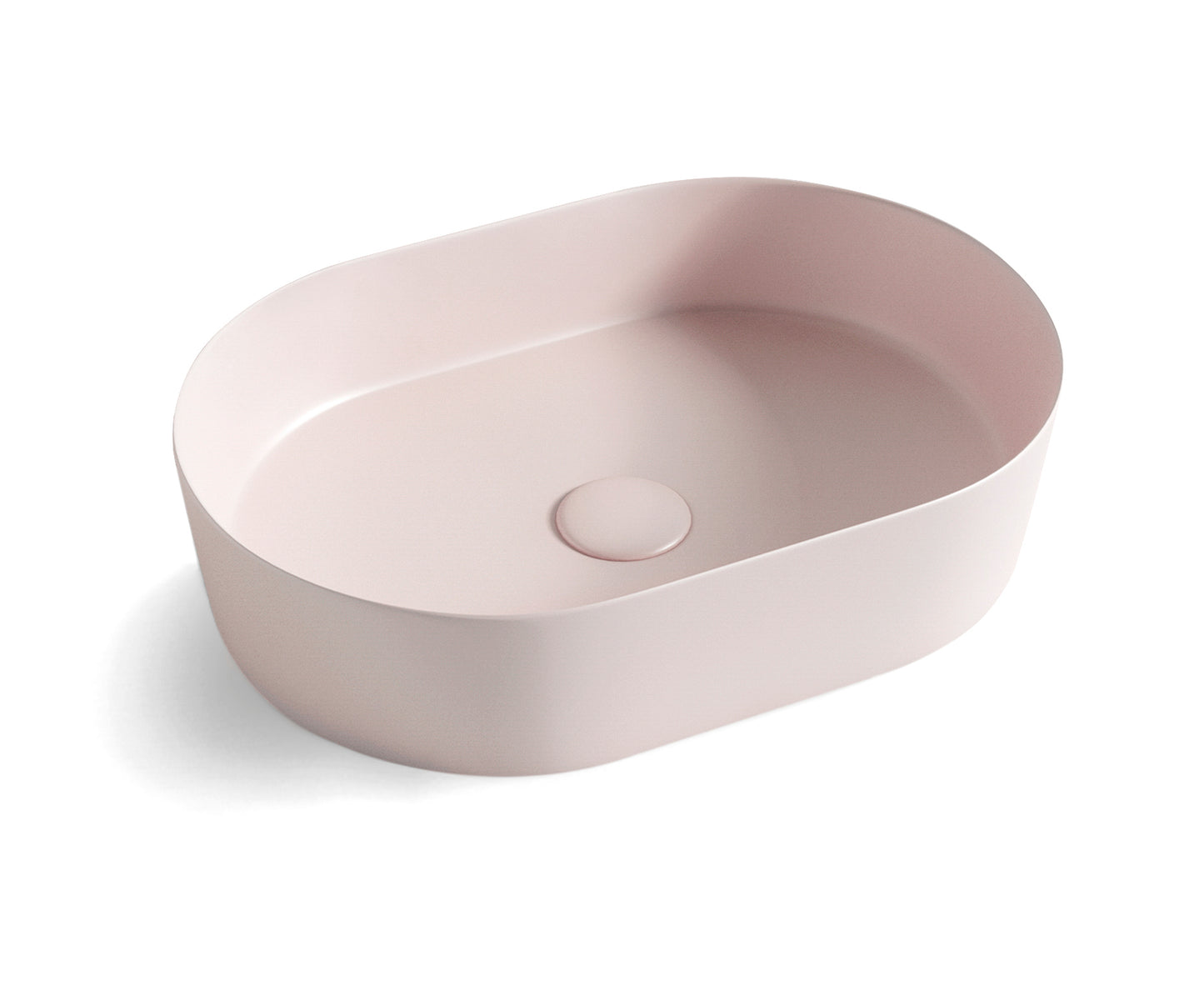 Oval Basin Matte Pink 500X340